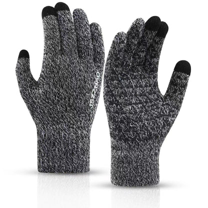 Warm Outdoor Adult Riding Knitted Wool Gloves