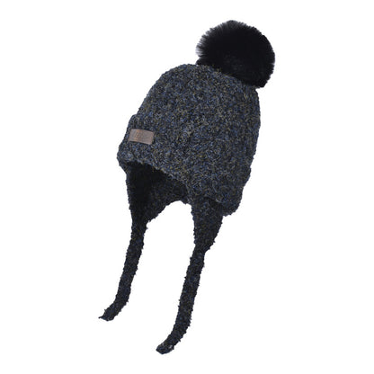 Women's Fleece-lined Warm Ear Protection Knitted Woolen Hats & Caps