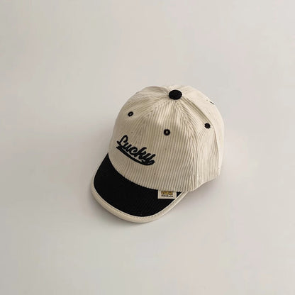 Children's Hat Fashion Corduroy Peaked Baseball Kids' Headwear