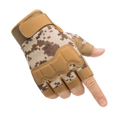 Men's Tactical Seal Half Finger Outdoor Riding Gloves