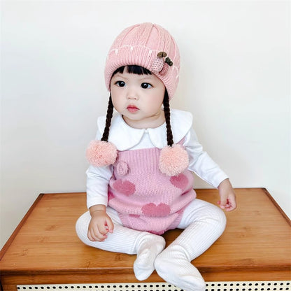 Wig Knitted Hat Travel Thermal Head Cover Kids' Headwear