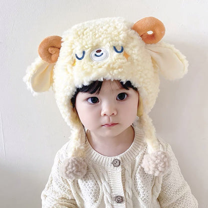 Earmuffs Super Cute Plush Sleeve Boys Kids' Headwear