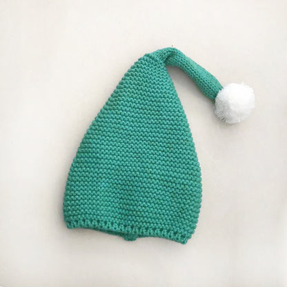 Children's Candy Knitted Big Ball Cute Warm Solid Color Elf Kids' Headwear