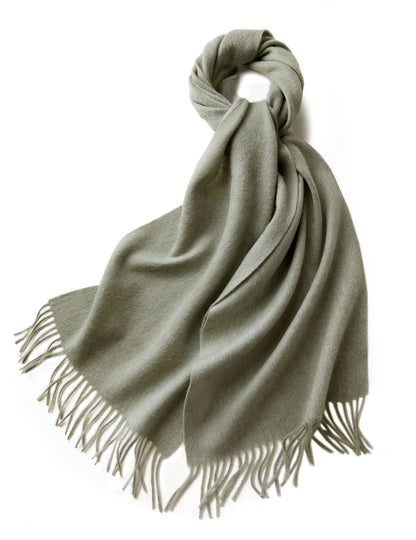 Women's Solid Color Thickened Warm Shawl Simple Scarfs