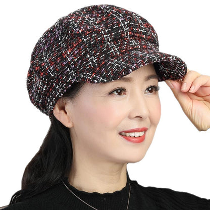 Women's Octagonal Fashion Autumn British Hat Spring Hats & Caps