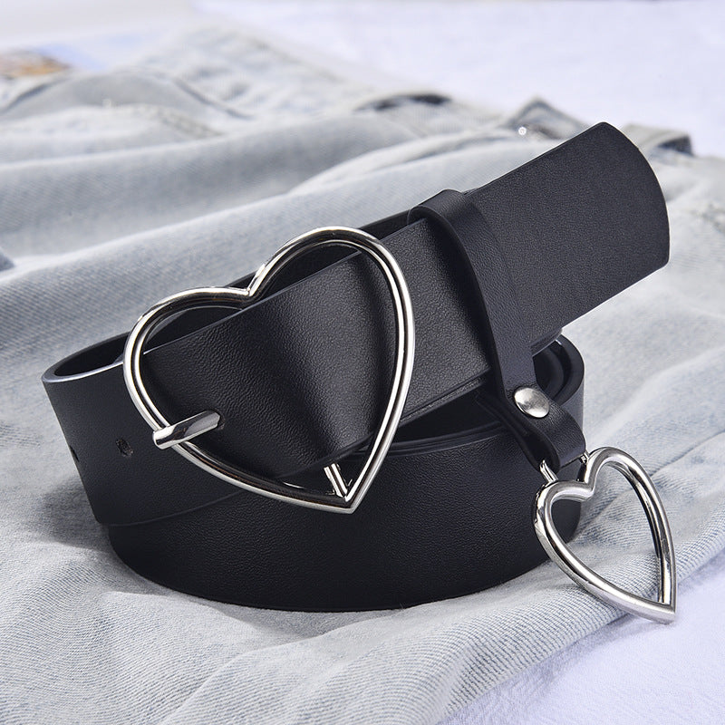 Female Summer Versatile Simple Black With Belts