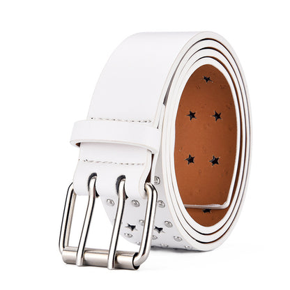 Hollow Hip Hop Punk Rivet Casual Belts