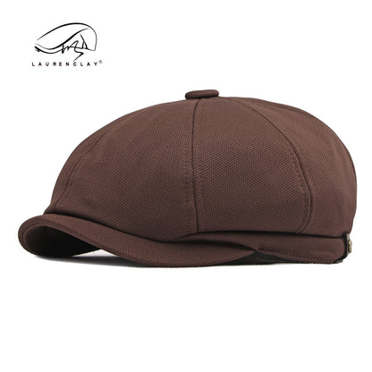 Women's & Men's Outdoor Hat British Retro Fashion Octagonal Hats & Caps