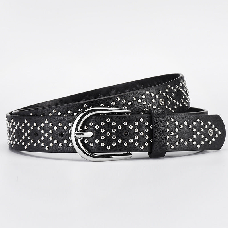 Women's & Men's Buckle Willow Punk High Sense Trendy Belts