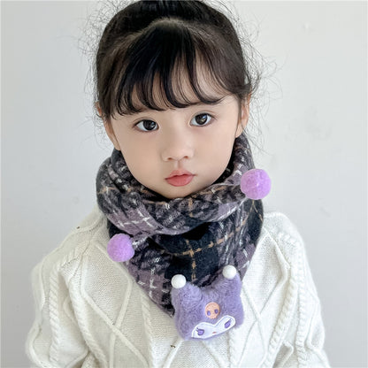 Children's Towel Color Polka Dot Pattern Double Scarfs