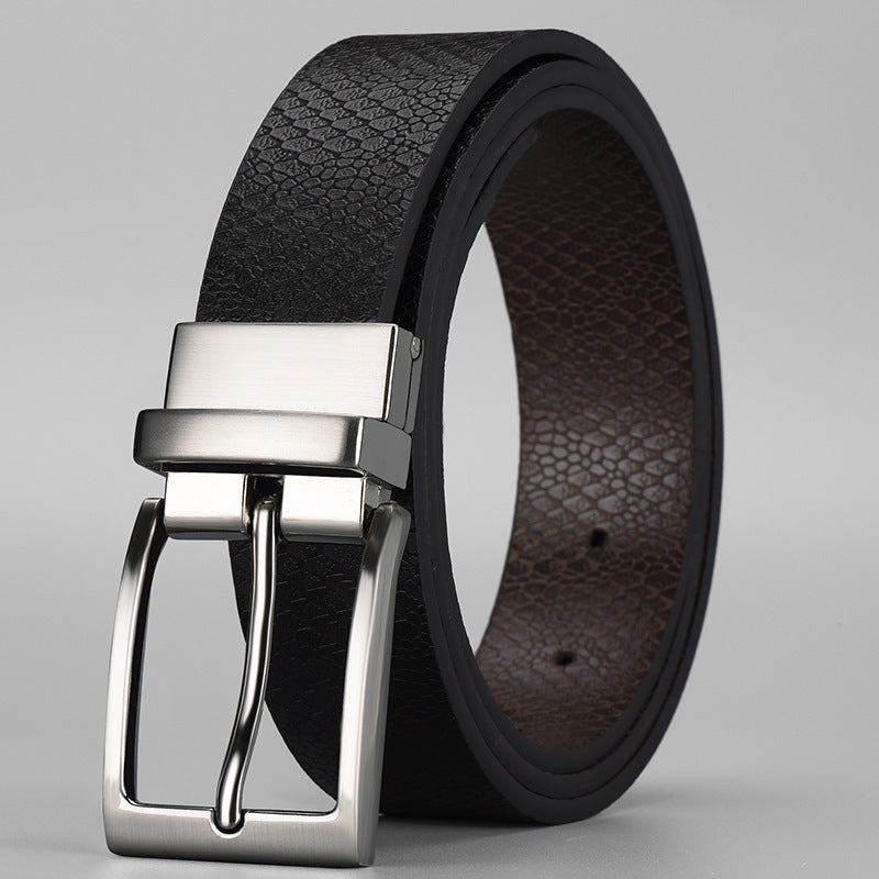 Men's Fashion Rotating Buckle Casual Pin Double-sided Belts