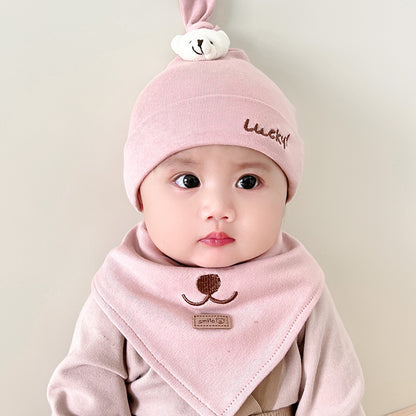 Hat Thin Born Beanie Triangular Binder Kids' Headwear