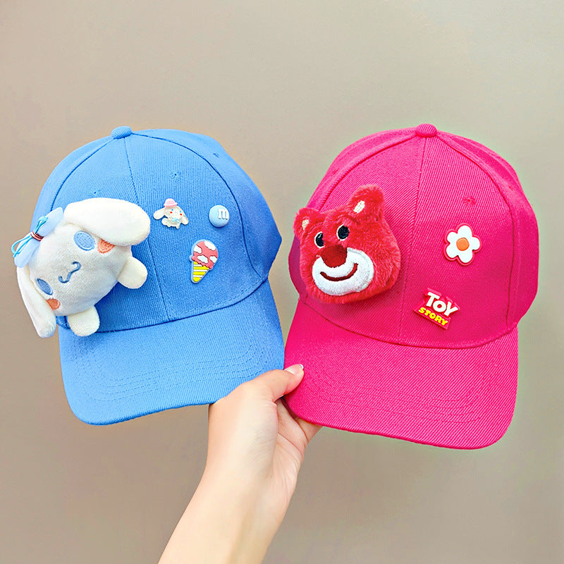 Women's Doll Peaked Sweet Baseball Fashionable Sun Kids' Headwear