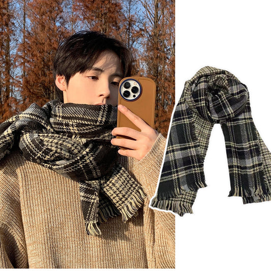 Men's Winter Fashion Couple Thick For Boyfriend Scarfs