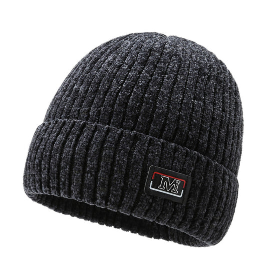 Women's & Men's Wool Korean Style Ski Fleece-lined Warm Hats & Caps