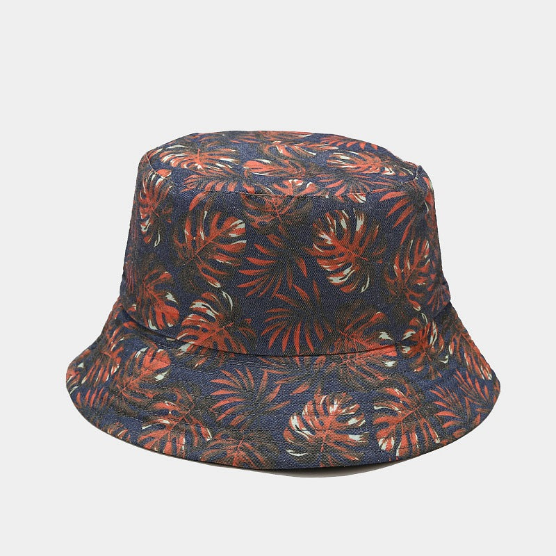 Women's Printed Double-sided Sun Summer Outdoor Travel Hats & Caps