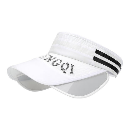 Women's Sun Protection Visor Summer Seaside Travel Retractable Hats & Caps