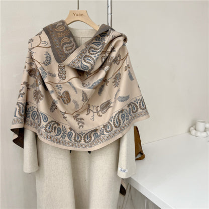 Women's Outer Match Neck Warmer Office Blanket Scarfs