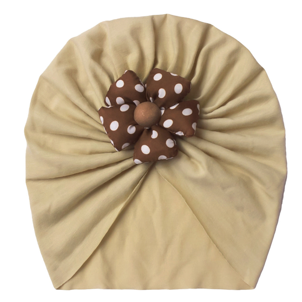 Children's Door Hat Summer Cute Polka Dot Kids' Headwear