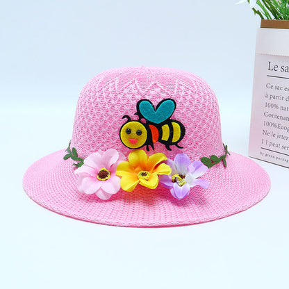 Children's Straw Summer Fisherman Boy Sun Protection The Kids' Headwear