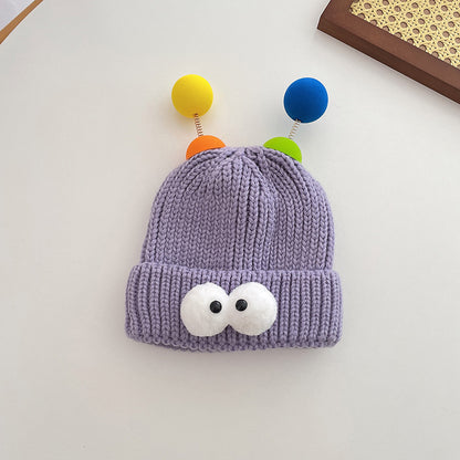 Male Female Cute Warm Beanie Hat Kids' Headwear