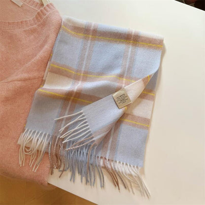 Women's Wool Korean Style High-grade Shawl Thermal Scarfs