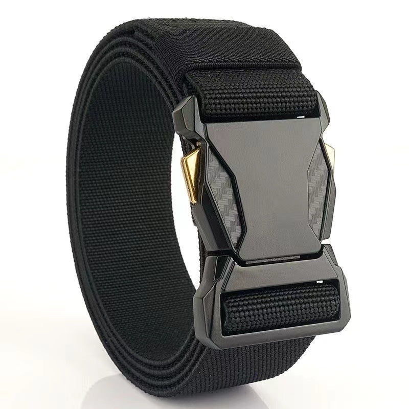 Men's Outdoor Sports Alloy Pair Release Buckle Belts