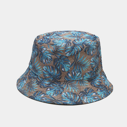 Women's Printed Double-sided Sun Summer Outdoor Travel Hats & Caps