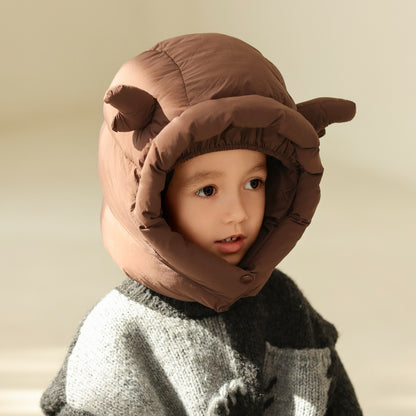 Children's Hat Boys Keep Warm Windproof Sleeve Kids' Headwear