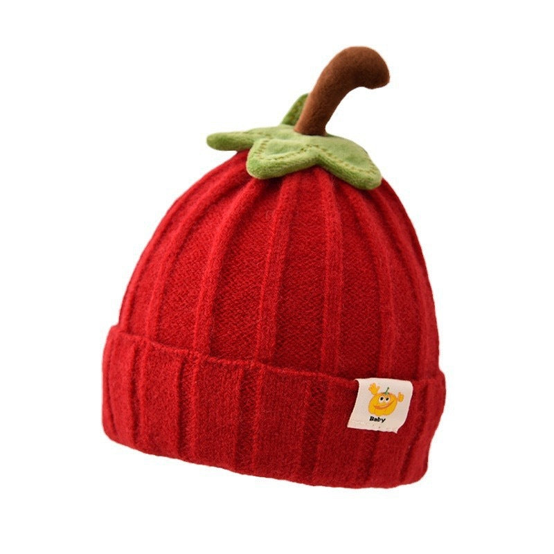 Children's Woolen Pullover Cartoon Knitted Hat Boys Cute Big Kids' Headwear