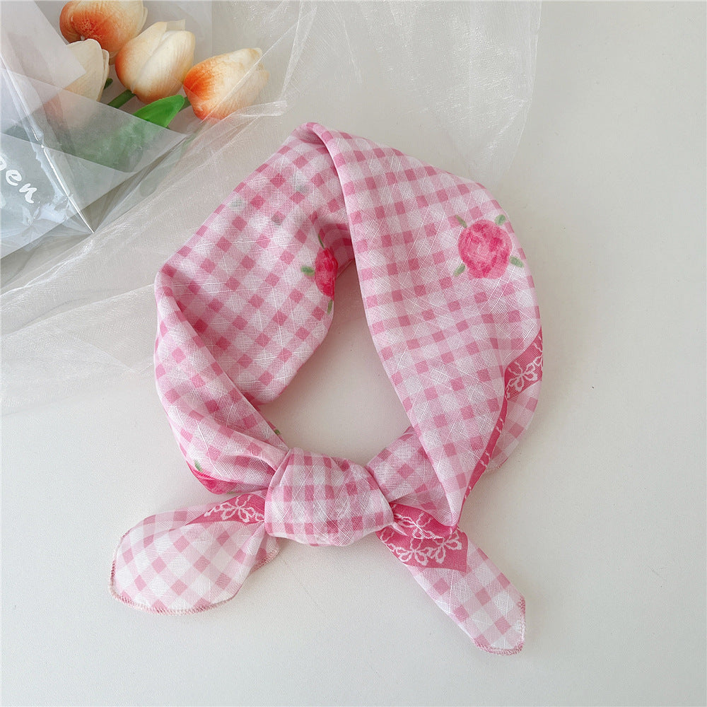 Women's Towel Silk Western Style Fashion Decorative Scarfs