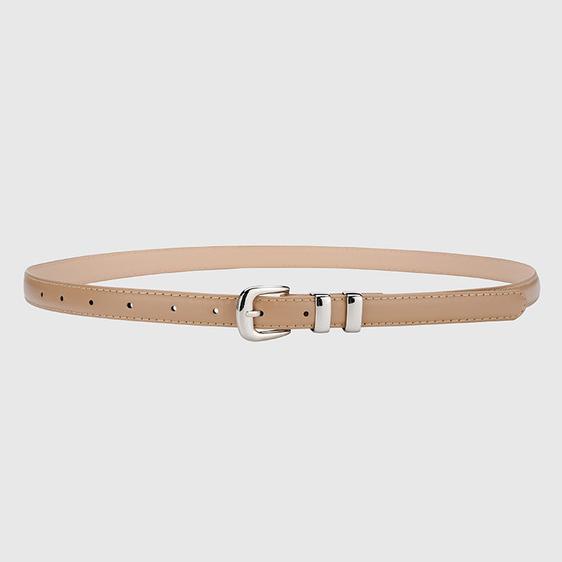 Women's Buckle Decorative Thin High Sense Simple Leisure Belts