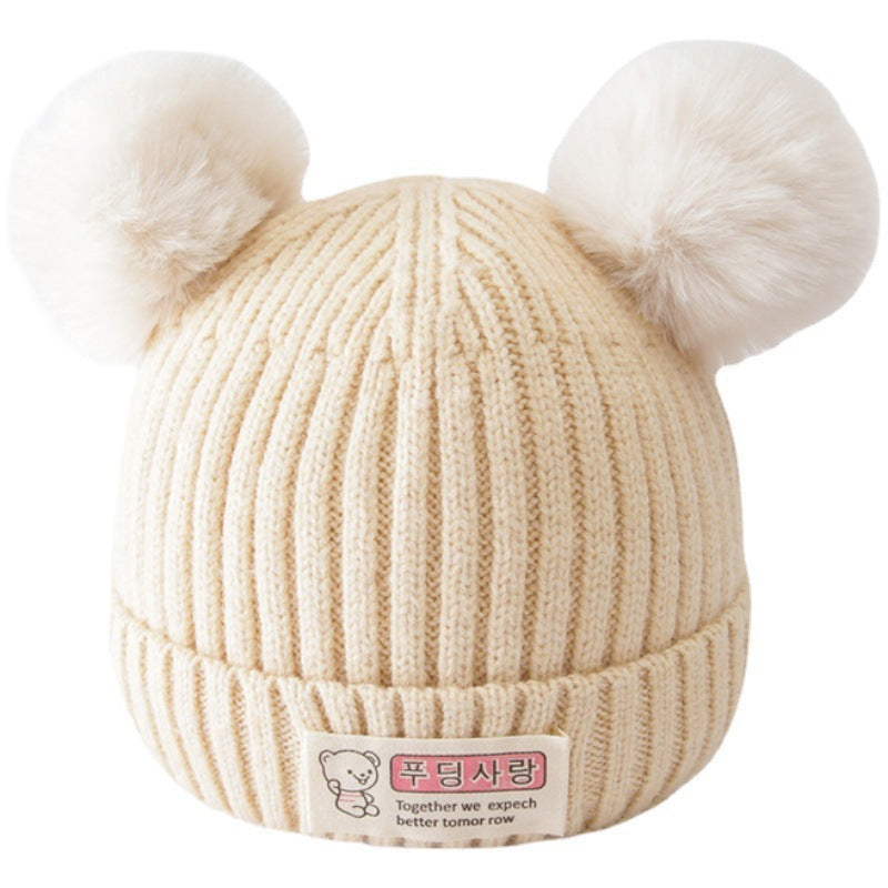 Hat Super Cute Born Beanie Male Kids' Headwear