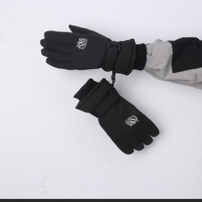 Women's & Men's Riding Warm Veet Padded Thickened Electric Gloves