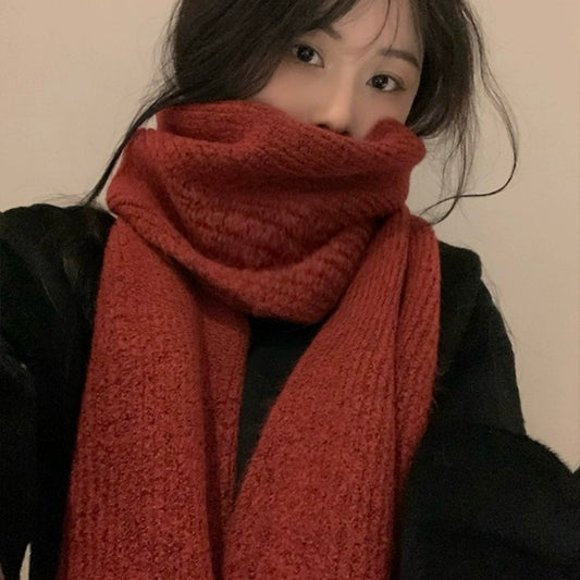 Women's Korean Style Versatile High Sense Pure Scarfs