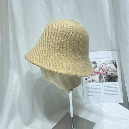 Women's Simple Plush Fisherman Hat Plain Casual Hats & Caps