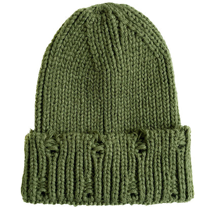 Children's Brother Knitted Hat Fashion Holes Beggar Kids' Headwear