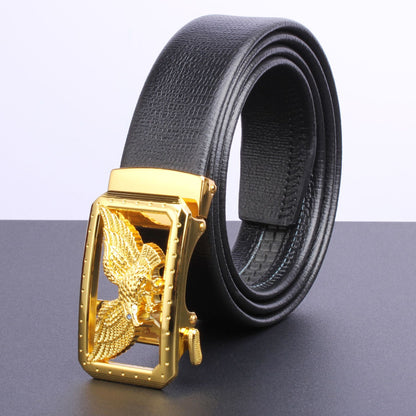 Men's High Quality Alloy Buckle Automatic Business Belts