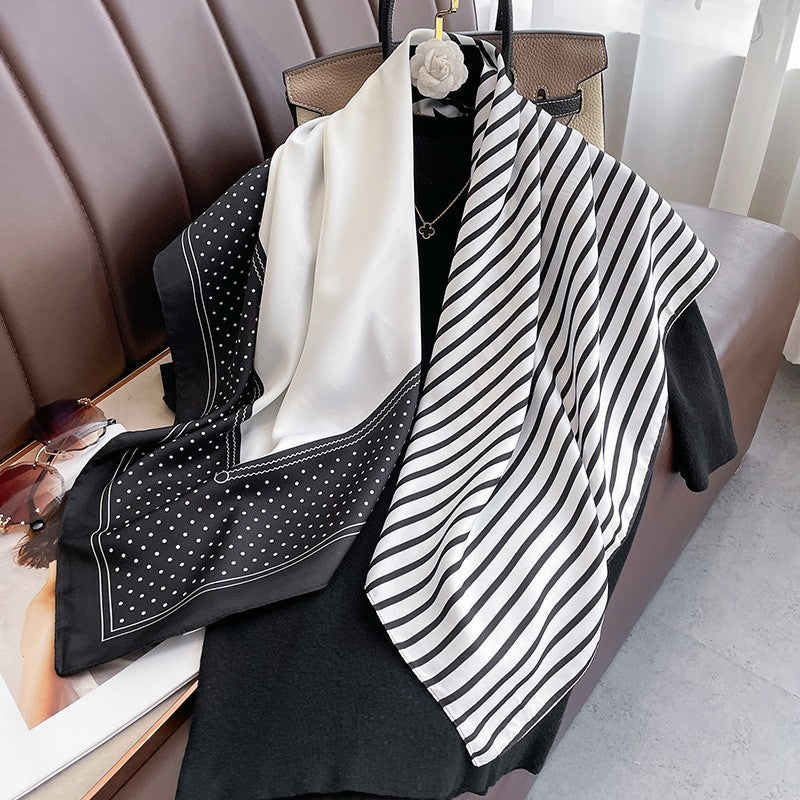 Women's Summer Fashion Trendy Navy Style Professional Square Scarfs