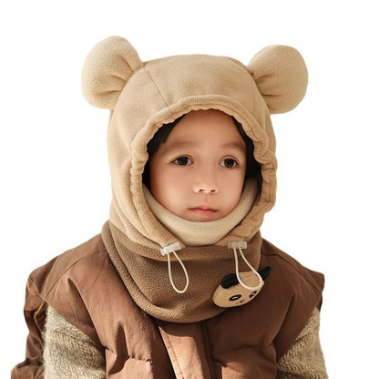 Children's Boys Windproof Sleeve Outdoor Keep Warm Kids' Headwear