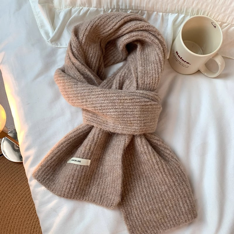 Women's Knitted For Winter Versatile Korean Style Scarfs