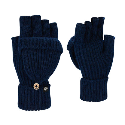 Touch Screen Warm Double Layer Thickened Gloves