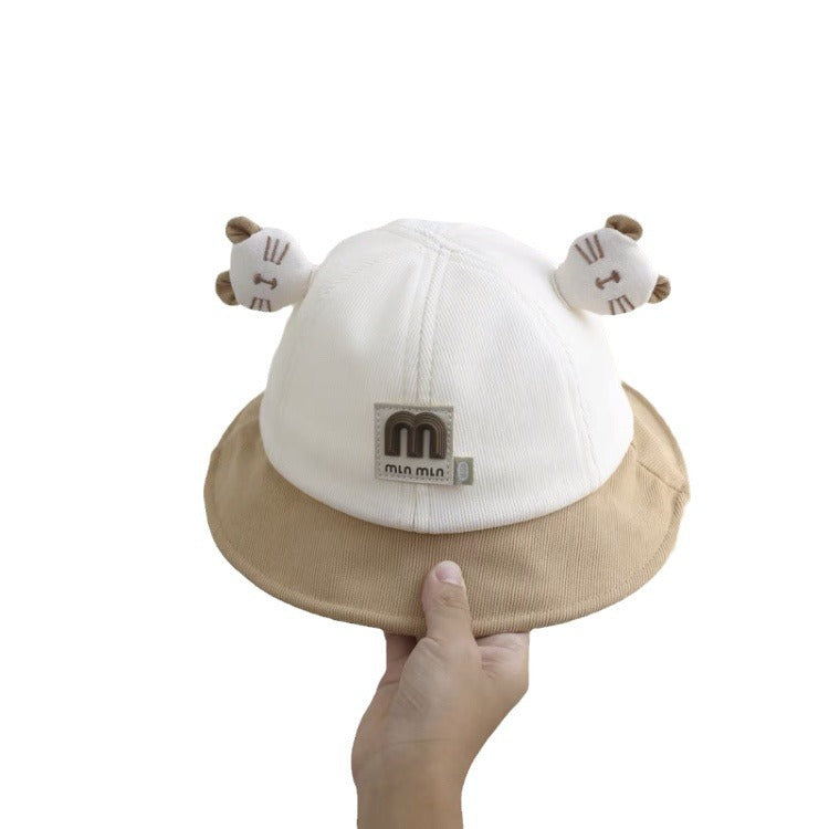 Hat Autumn Windproof Bucket Fashion Fisherman Kids' Headwear