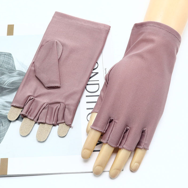 Women's Spandex Summer Solid Color Thin Jewelry Gloves