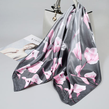 Large Kerchief Printed Female Mother's Outer Scarfs