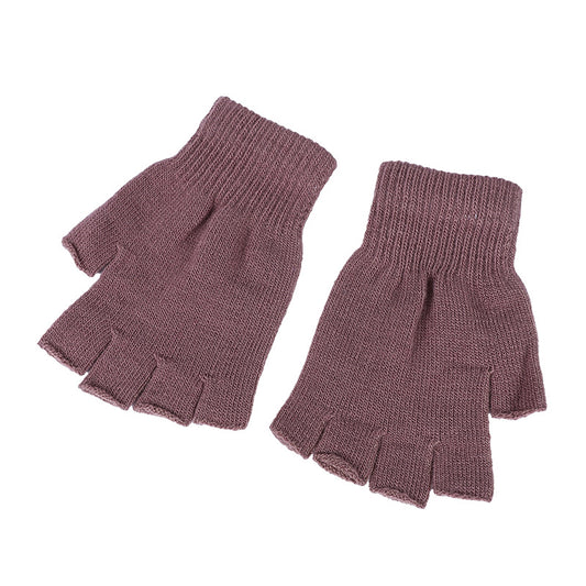 Winter Warm Fingerless Adult Half Finger Gloves