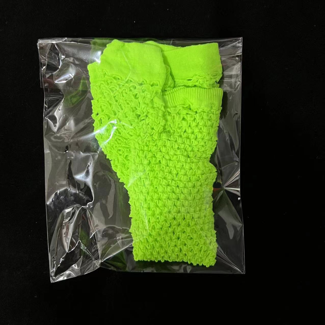 Coarse Mesh Fishnet Stretch Sexy Sleeve Gloves