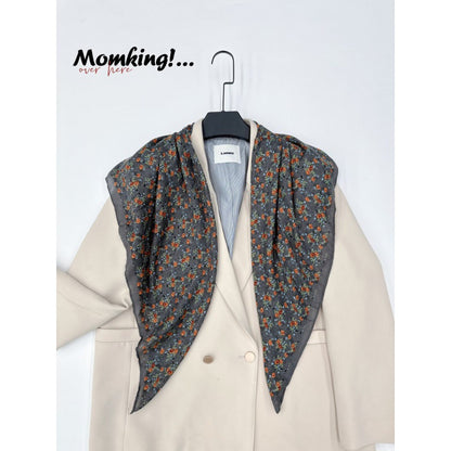 Korean Style Cotton Linen Thin Cape Scarfs