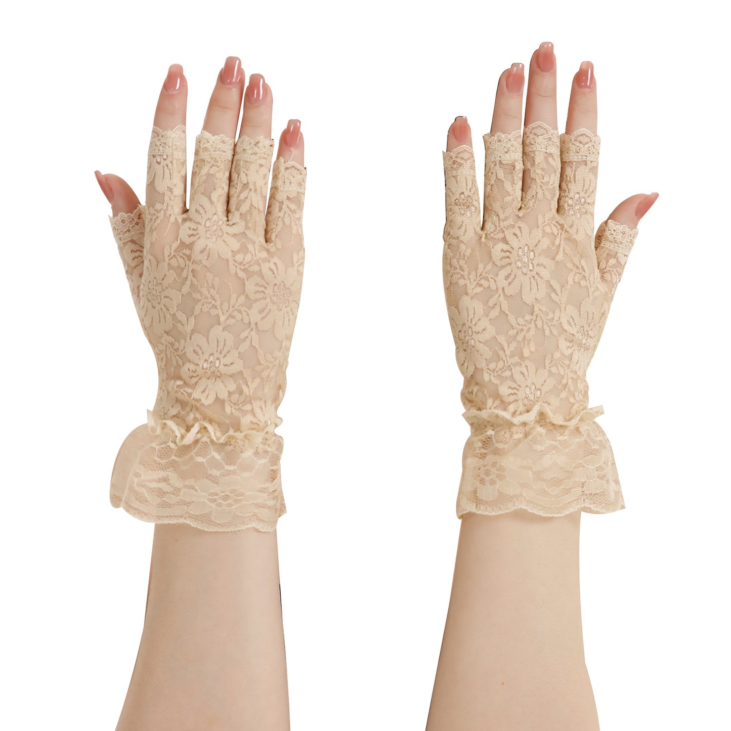 Women's Finger Wedding Sun Protection Driving Travel Gloves