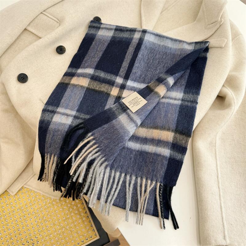 Women's Wool Korean Style High-grade Shawl Thermal Scarfs